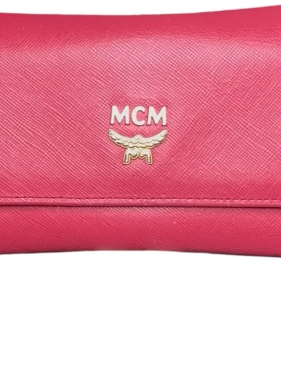 ๐ MCM HOT PINK WALLET - Picture 3 of 12
